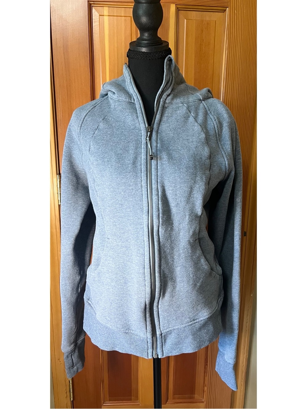 lululemon athletica Heather Gray Full-Zip Hoodie Jacket